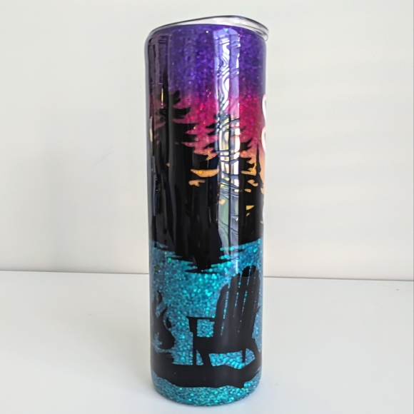NEW Personalized MICHELLE 30 oz. Tumbler Custom Northern Lights Aurora Borealis - Picture 8 of 16